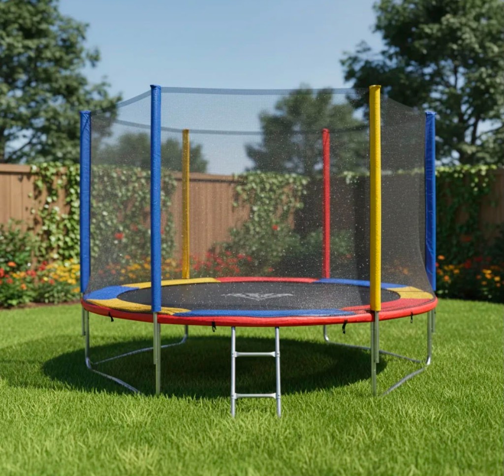 Cama elástica para aluguel em festa infantil — BrinkaBru